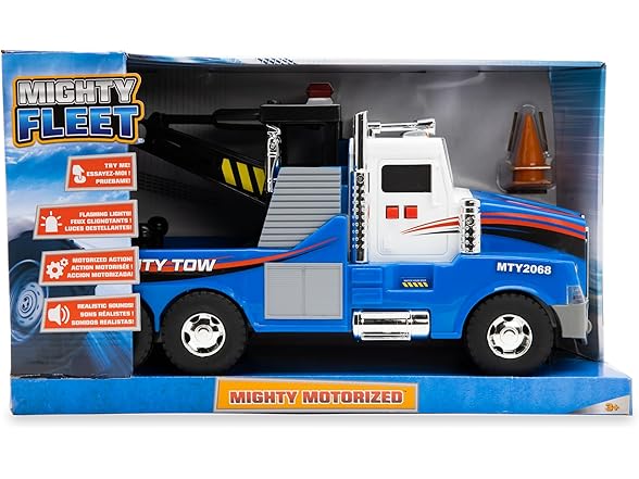 Mighty Fleet Mighty Motorized Tow Truck