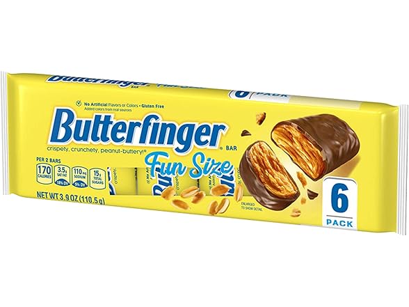 Butterfinger Fun Size Bars, 6-Pack