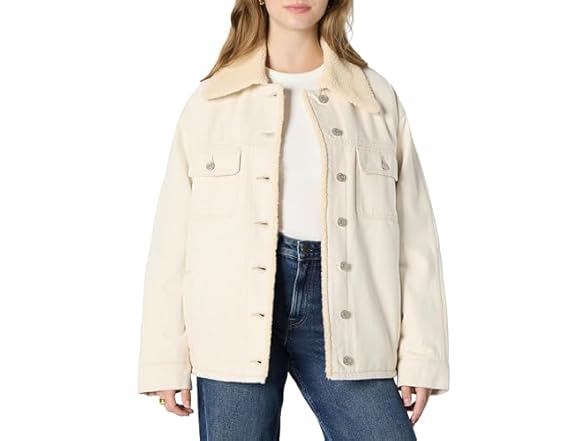 Amazon Essentials Faux-Shearling Lined Jacket
