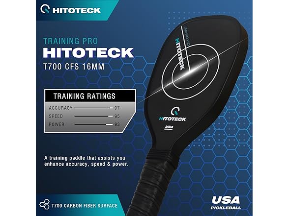 HITOTECK Pickleball Training Paddle
