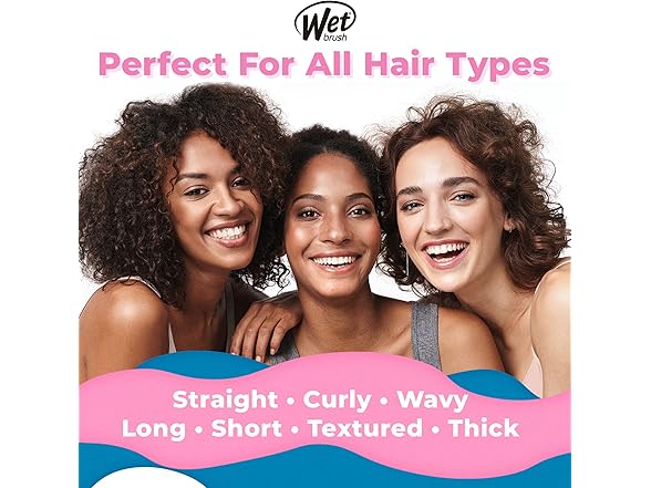 Wet Brush Original Detangler Hair Brush, Arctic Blue