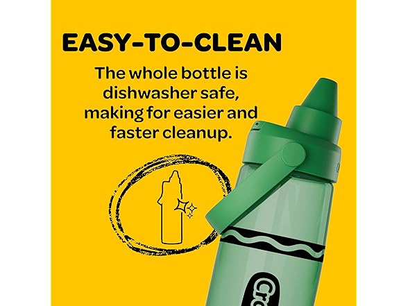 CamelBak Crayola Chug Bottle, 25oz, Pink Flamingo