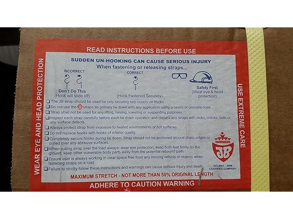 Tarp Nation Bungee Cord Tie-Down Straps - All Natur