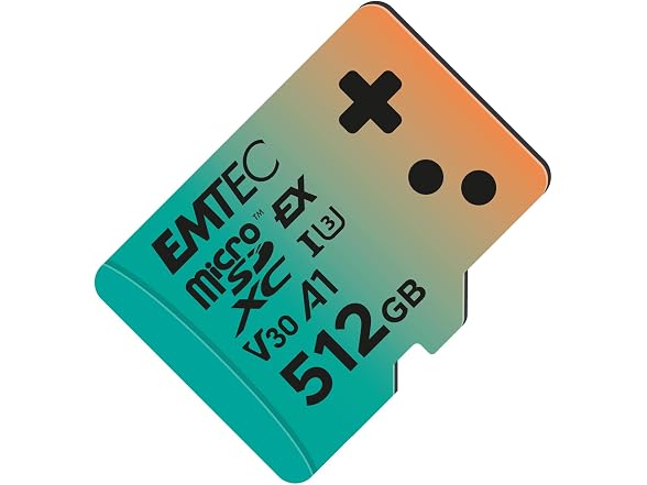 Emtec Express Gaming 512GB microSD Card