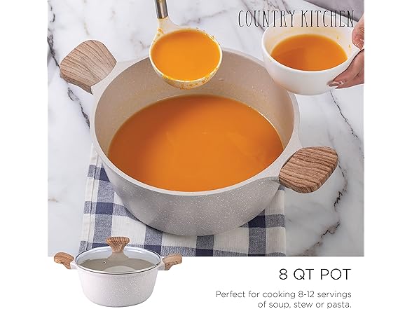 6 Pc Nonstick Cookware Set