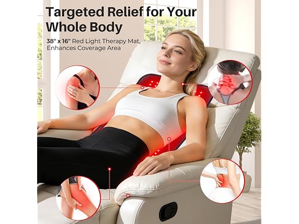 NOORUZ NS4240053 Red Light Therapy Mat