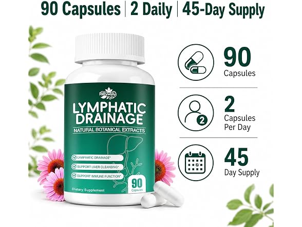 Lymphatic Drainage Supplement, Herbal
