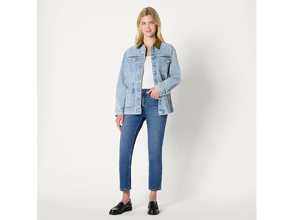 Amazon Essentials Women's Waist Barn Jacket