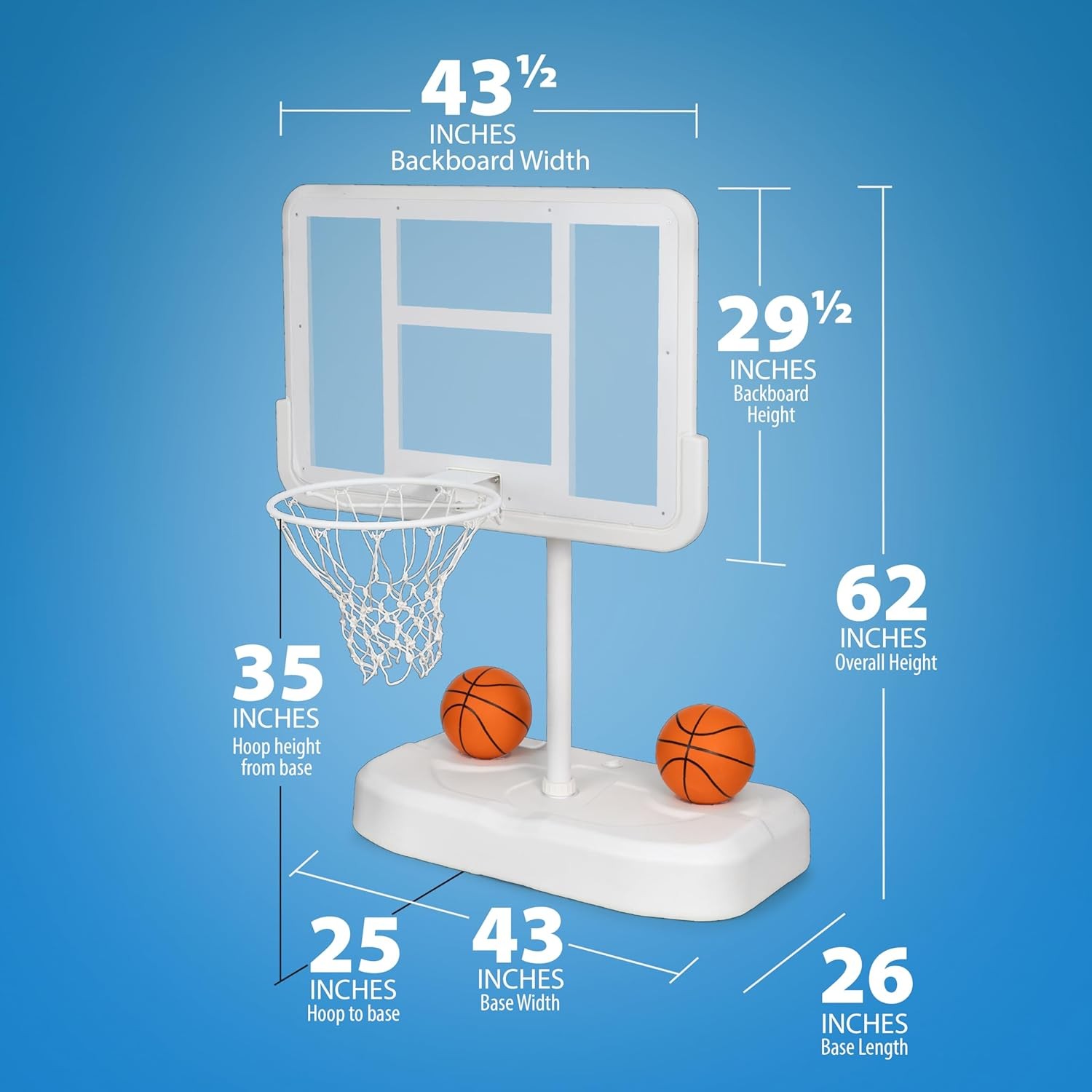 Atomi Pool Game Basketball Game Set - Gallery 5