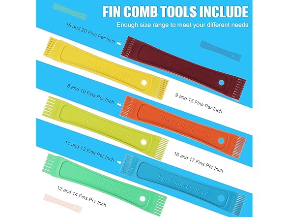 CHENGU 3 Pieces FCR6 Fin Comb