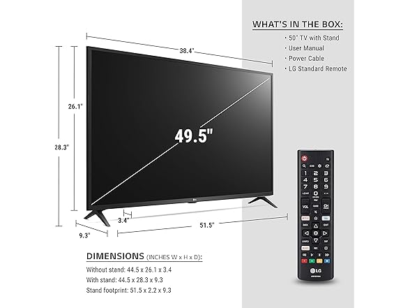LG 50UN7000PUC "Works with" Alexa UHD 70