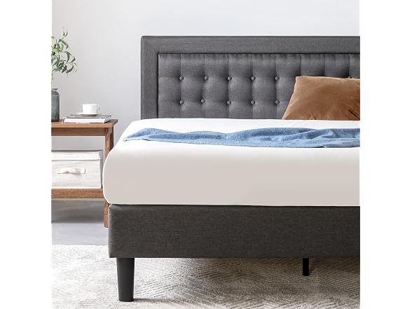 Zinus Dachelle Upholstered Platform Bed Frame