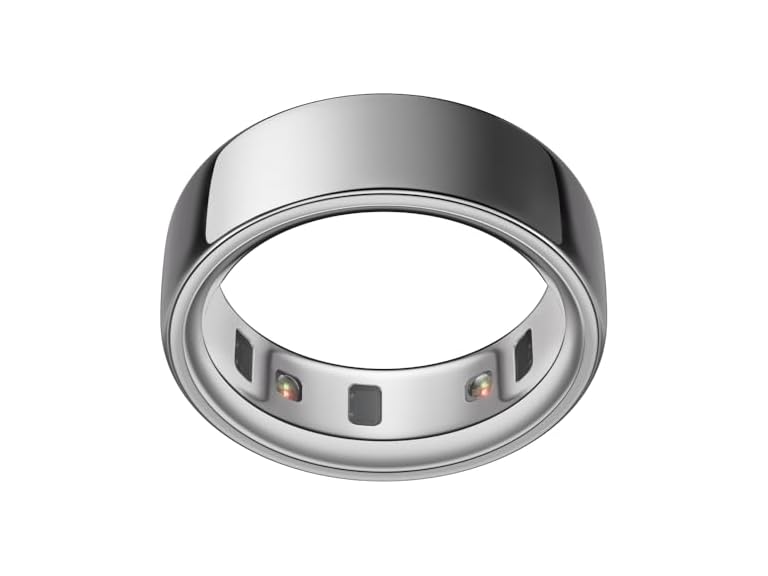 Oura Ring 4 Silver, Choose Size