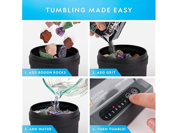 National Geographic Rock Tumbler Kit