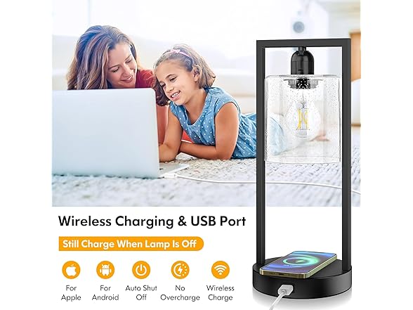 Wireless Touch Control Table Lamps