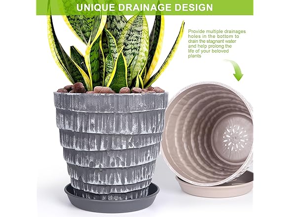 Plant Pots, Flower Pots Outdoor Planter 