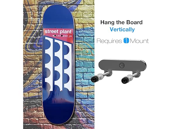 ezbnb 6 Pack Skateboard Wall Mount