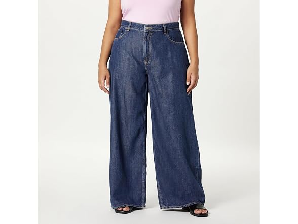 The Drop Alba Wide-Leg Relaxed Denim