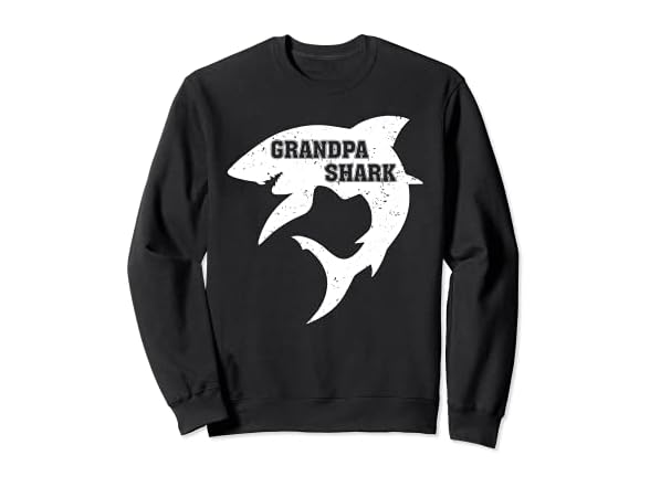 Shark Lover Funny Grandpa Shark Sweatshirt