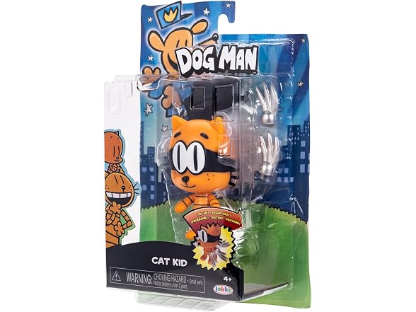 Dog Man 5" Scale Cat Kid Action Figure with Claw Accessory