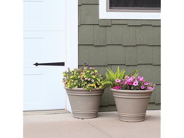 Sunnydaze 20-Inch Franklin Large Plant Pot