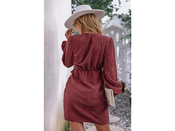 BerryGo Women (X-Large Petite) Dress Wine Red