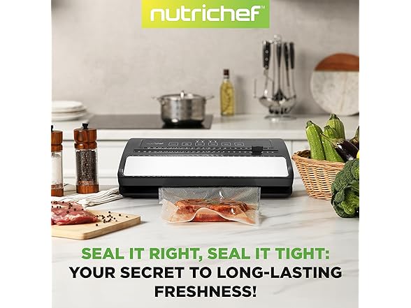 NutriChef Vacuum Sealer & Starter Kit