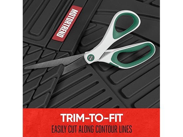 Motor Trend FlexTough Floor Mats Black