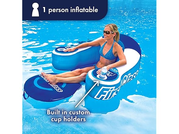 WOW Inflatable Pool Party Lounge Single
