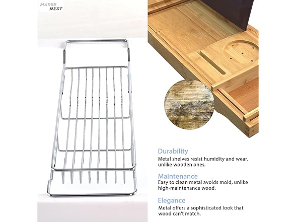 MARBBNEST Bathtub Tray Caddy
