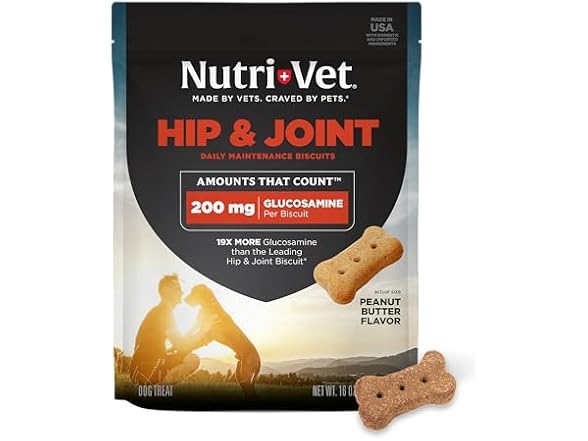 Nutri-Vet Hip & Joint Biscuits for Dogs