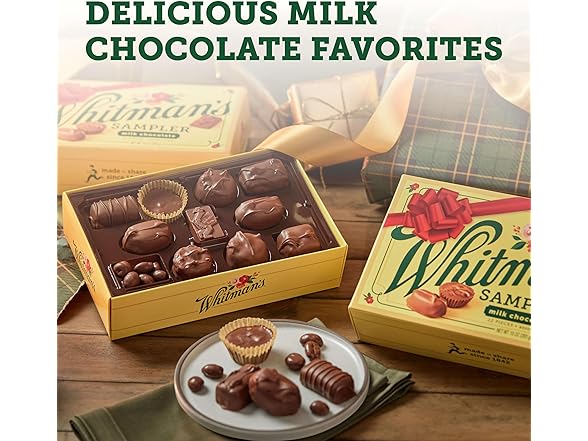 Whitmans Sampler Milk Choc Gift Box 10oz