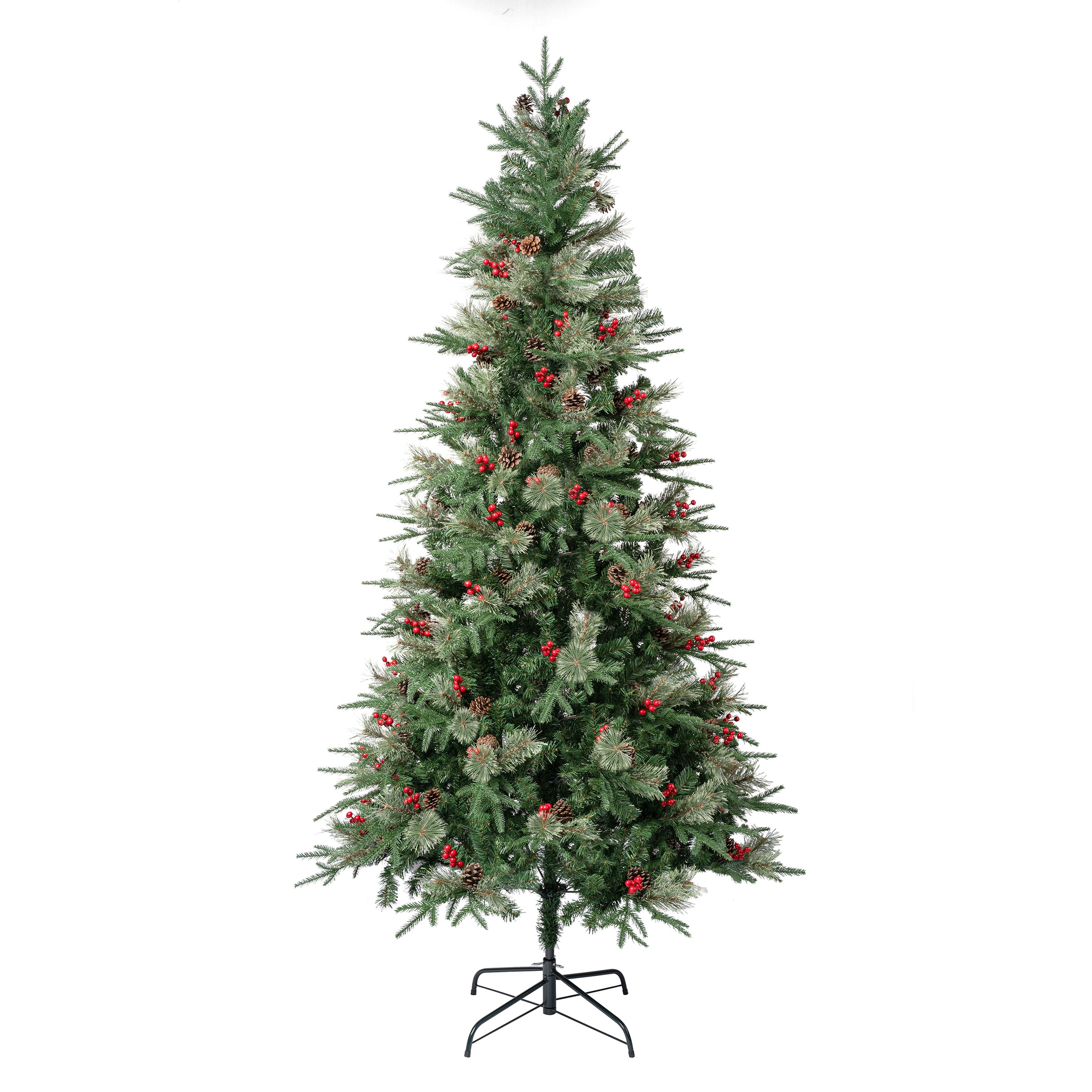 National Tree Company 7.5 ft. Virginia Pine Mixed Feel Real - Gallery 2