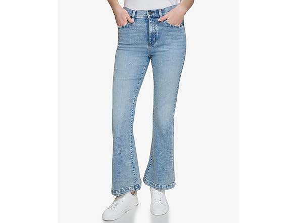 Dkny Women High Rise Flare Leg Jeans