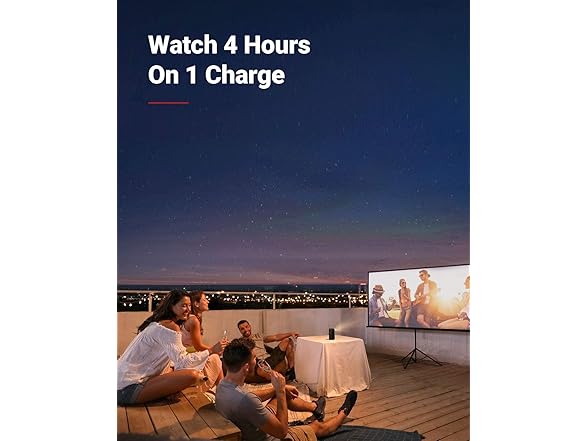 NEBULA by Anker Capsule Max, Mini Projector with WiFi and Bl (Open Box)