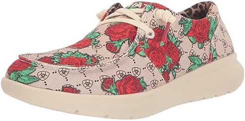 ARIAT Women's Hilo - Rose Logo Print, 7.5 Medium