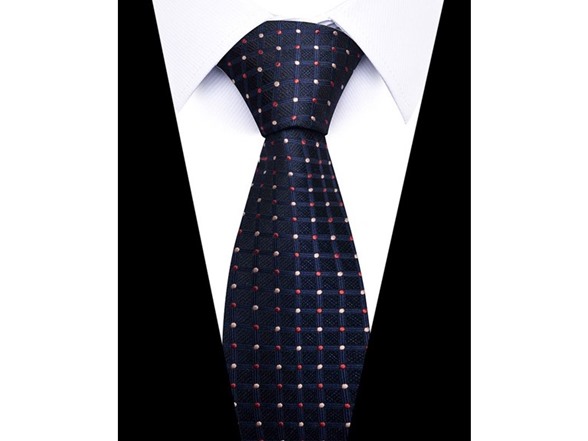 Navy Grid Dot