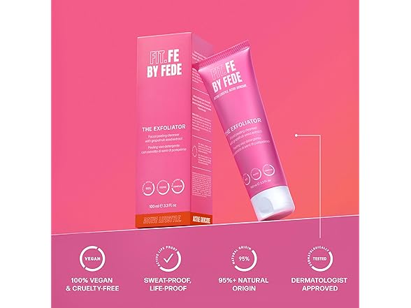 Fit.Fe By Fede The Exfoliator Facial Cleanser