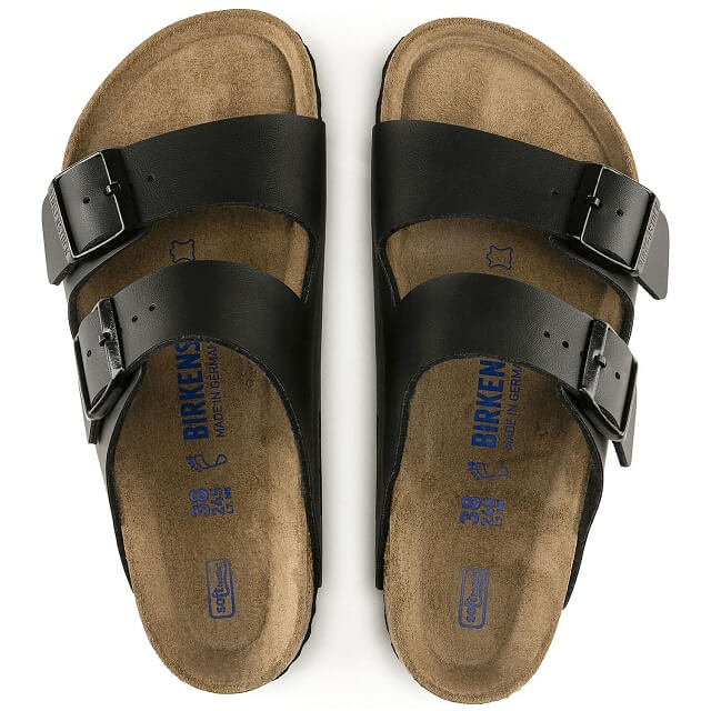 Birkenstock Unisex Arizona Soft Foot Bed Birko-Flor Sandals - Gallery 7