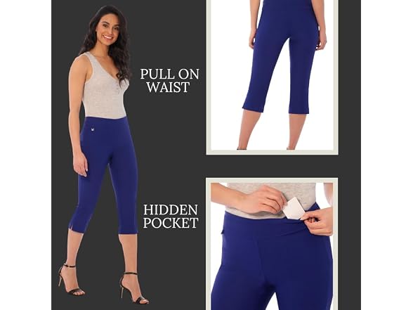 Rekucci Women (14) Pull-On Straight Leg Pants