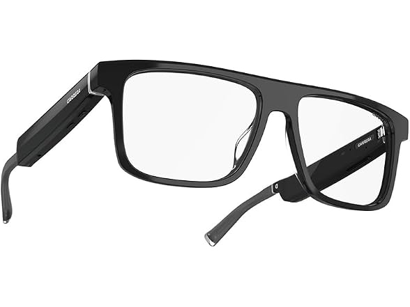 (NEW) Carrera Smart Glasses with Alexa Smart audio glasses, Sprinter black frames with blue light filtering lenses