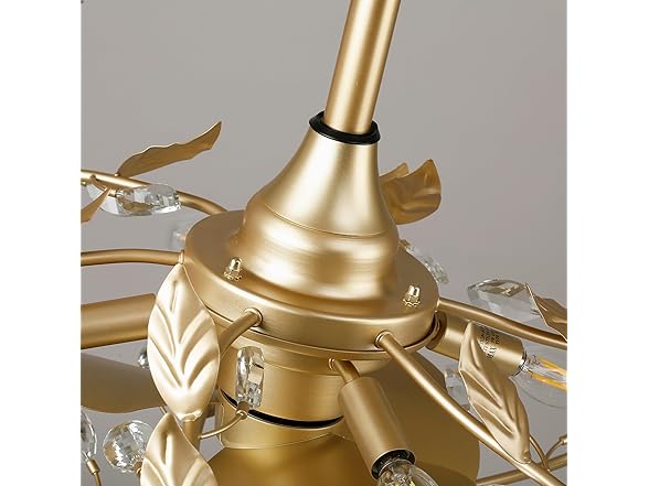 Parrot Uncle 24 Inch Gold Crystal Fandelier