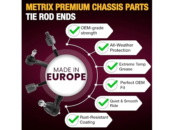 Metrix Premium Chassis Parts - Front