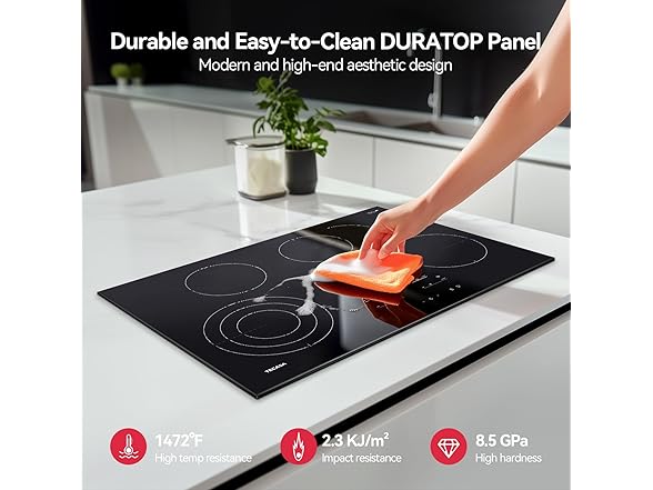 30 Inch Electric Cooktop