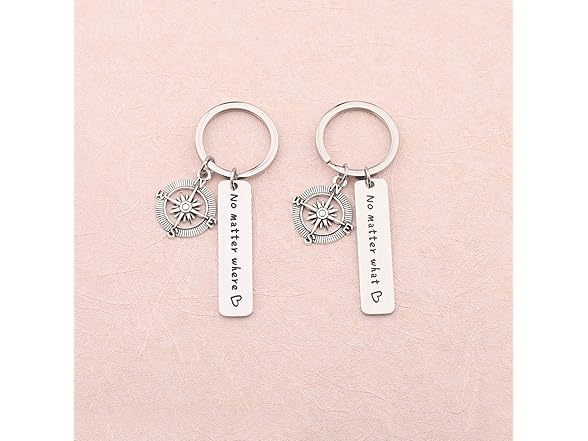 Compass Best Friend Keychain Set