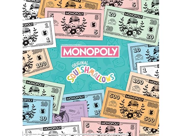 Monopoly: Squishmallows Collector’s Edition Board Game