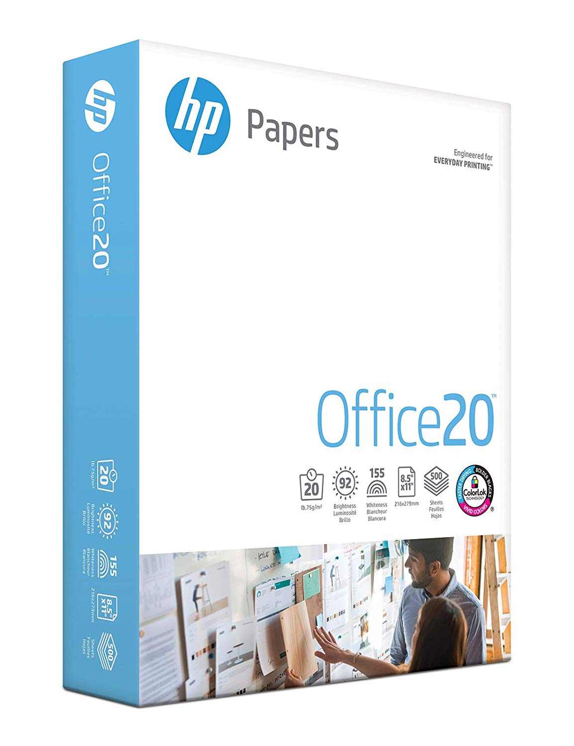 HP Printer Paper 8.5 x 11 Office 20 lb - Gallery 4