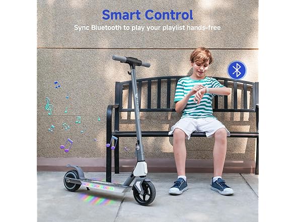 isinwheel 200W Electric Scooter for Kids Ages 6-14