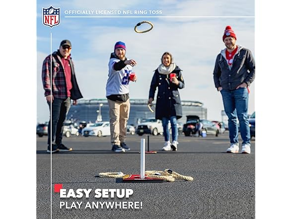 KANSAS CITY CHIEFS Quoits Ring Toss Set