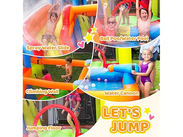 Combo Bounce House Water Slide